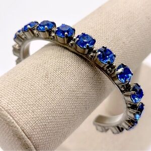 Sorrelli Riveting Romance Blue Crystal Cuff Bracelet